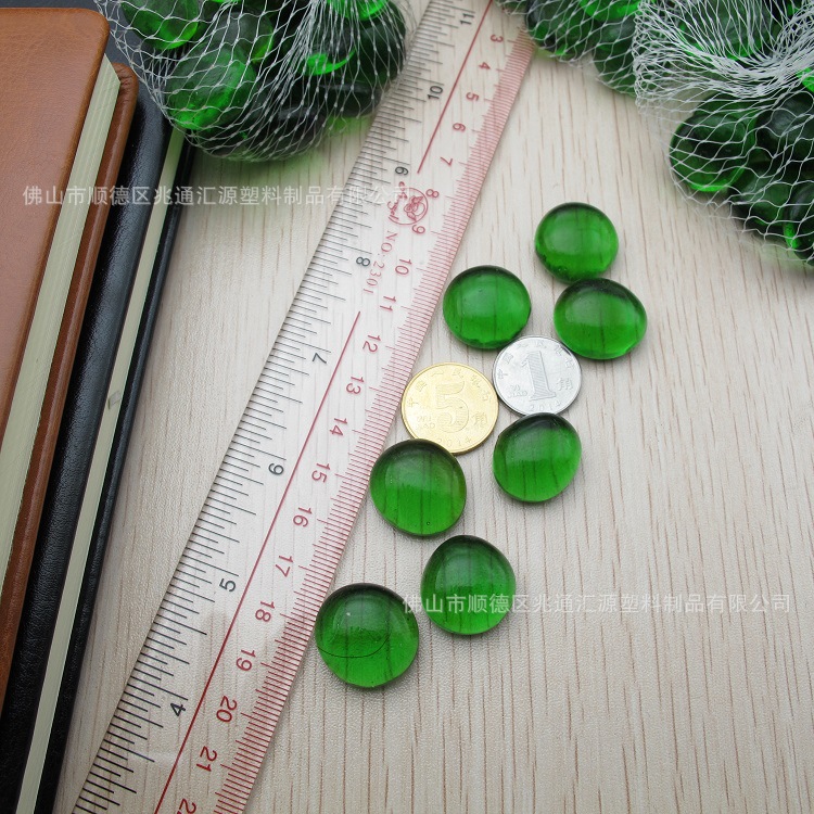 F系列JF深绿扁珠17-19MM标尺图